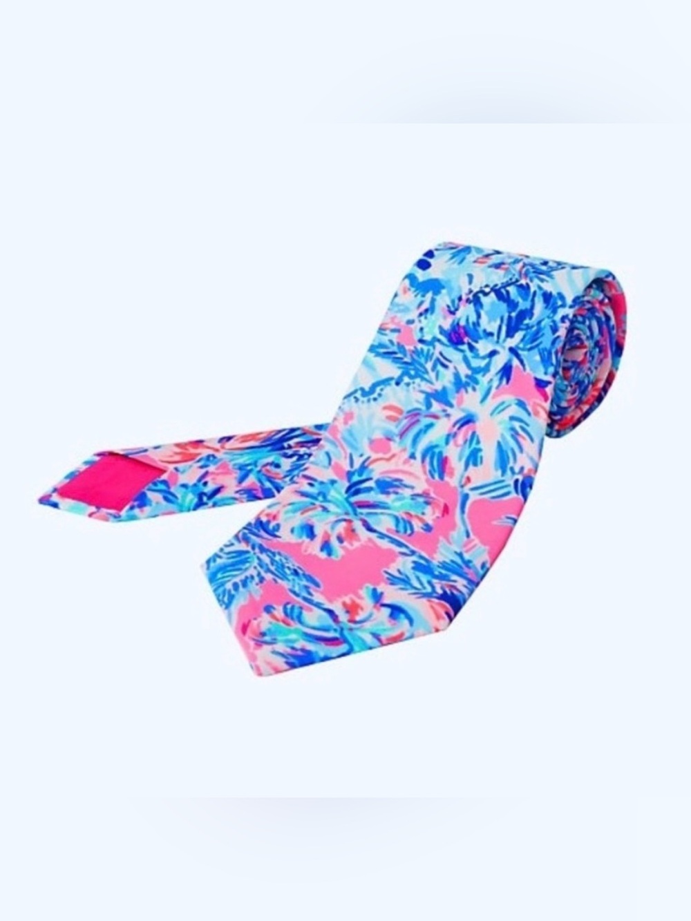 Lilly Pulitzer Cabana Cocktail 100% Silk Tie NWT